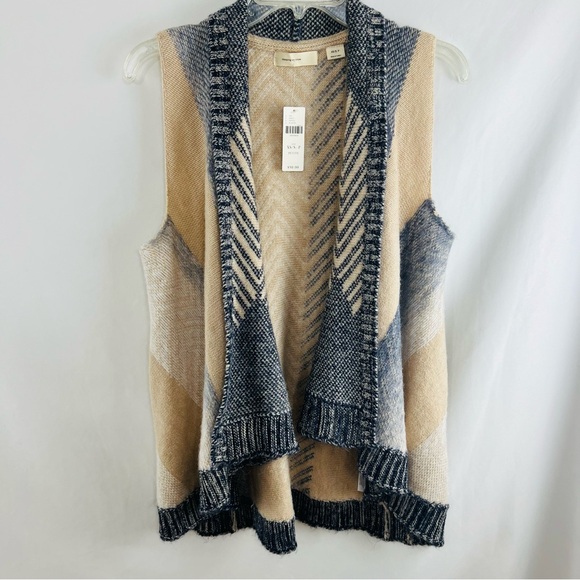 NWT! Anthropologie Sleeping On Snow Mailbu Vest Wool Blend Women’s Sz XS/Small - Picture 2 of 11